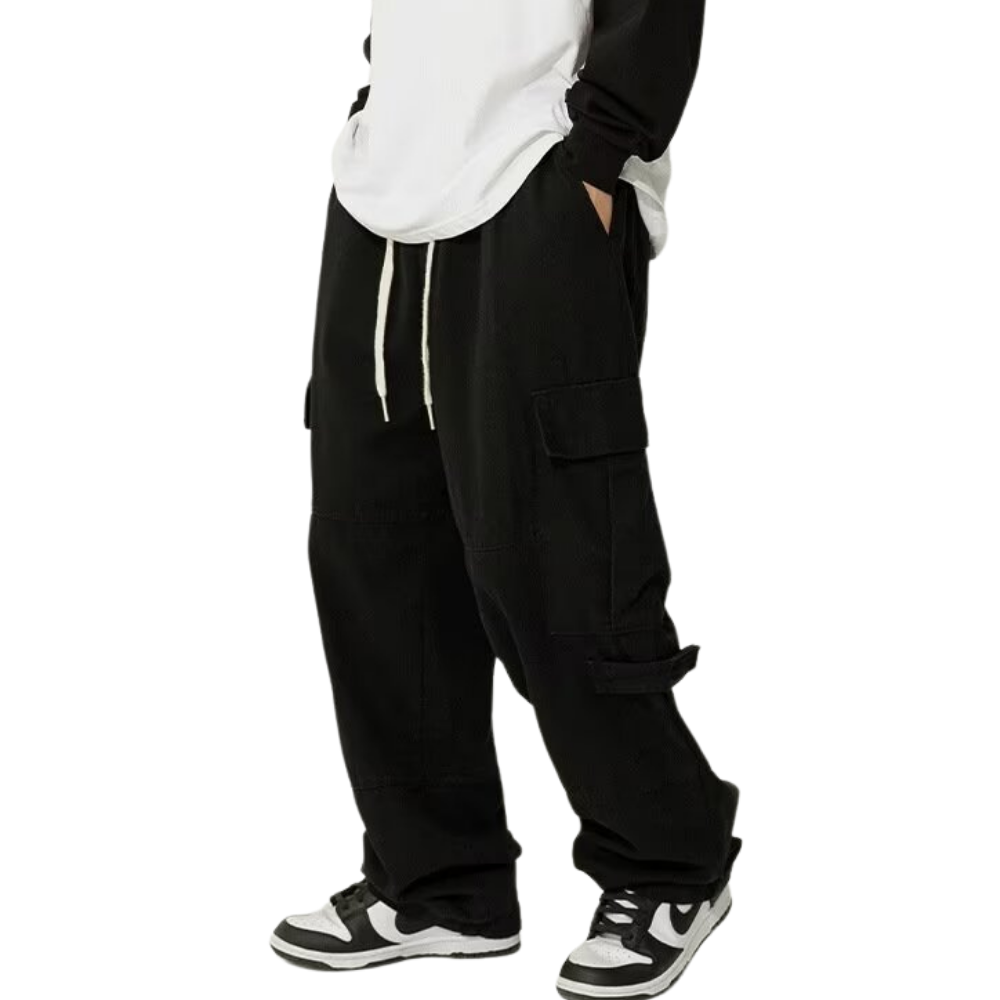 Functional Drawstring Pocket Cargo pants