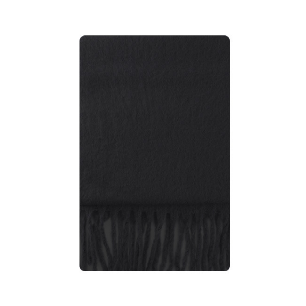 Solid Color Tassel Scarf