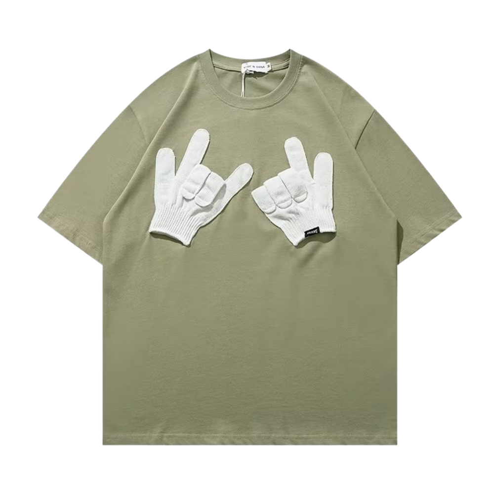 3D Glove Craft T-Shirt