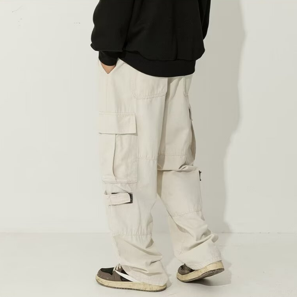 Functional Drawstring Pocket Cargo pants