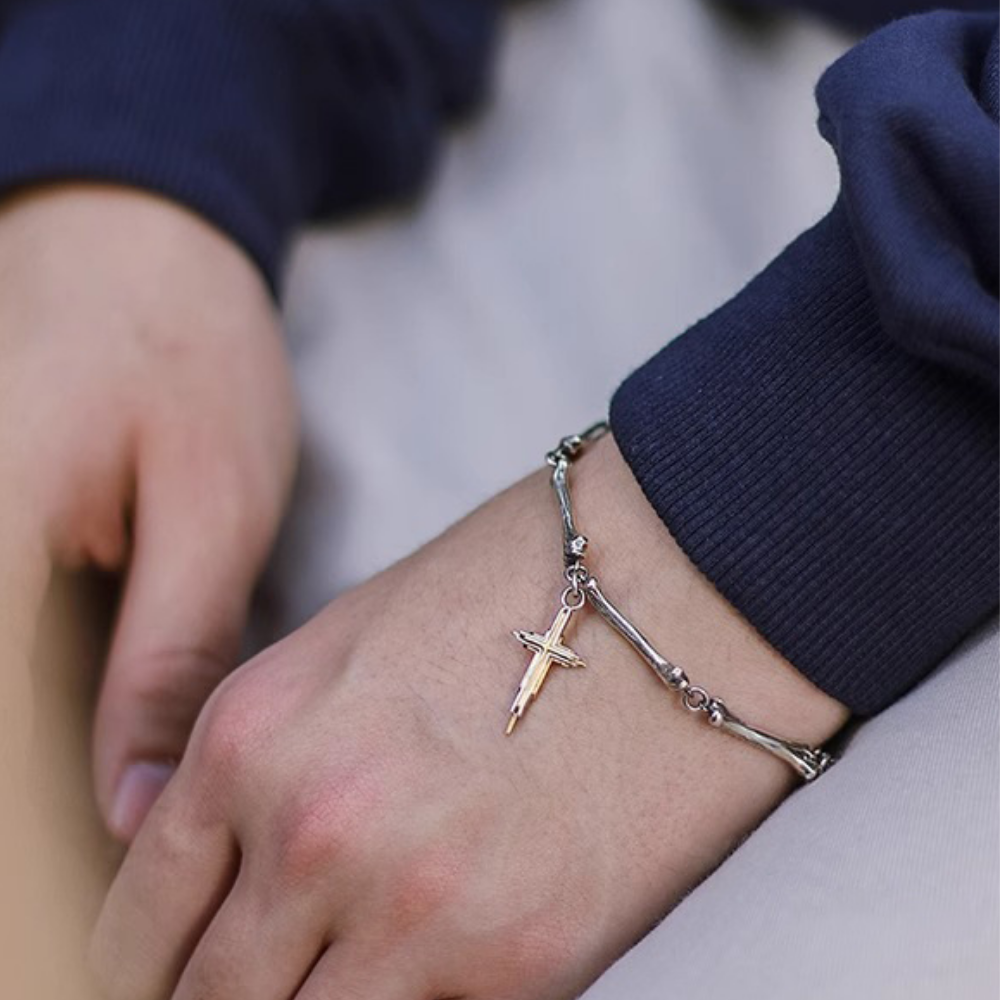 Street Cross Bone Bracelet