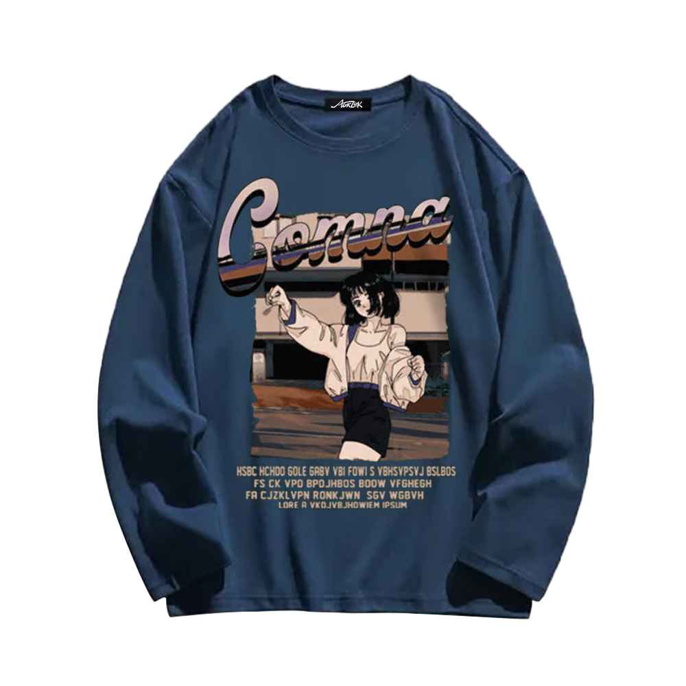 Urban ‘Japanese Girl’ Long Sleeve Shirt