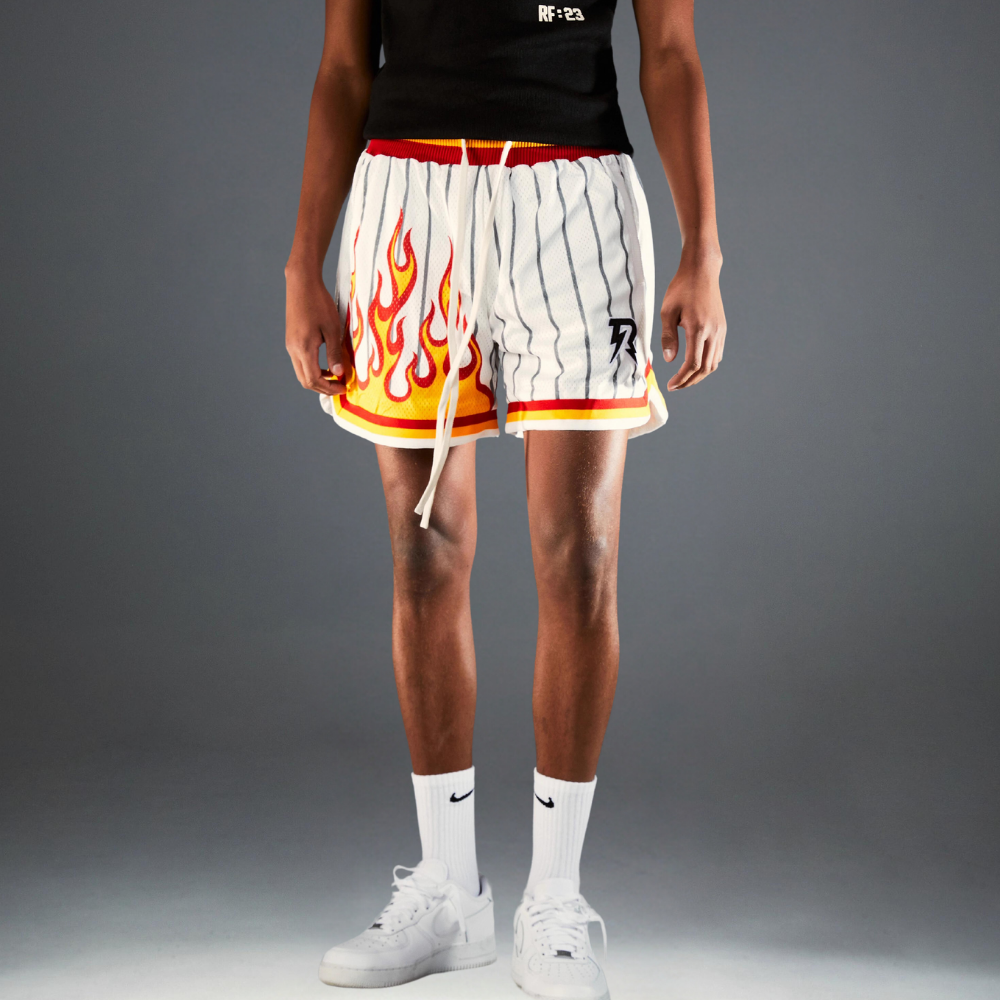 Quick-Drying Printed Mesh Shorts