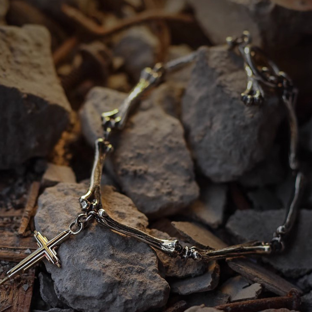 Street Cross Bone Bracelet