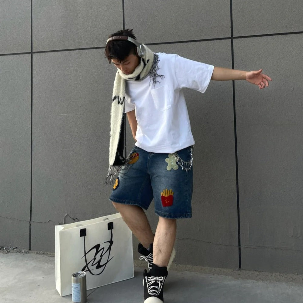 Street Burger Fries Shorts