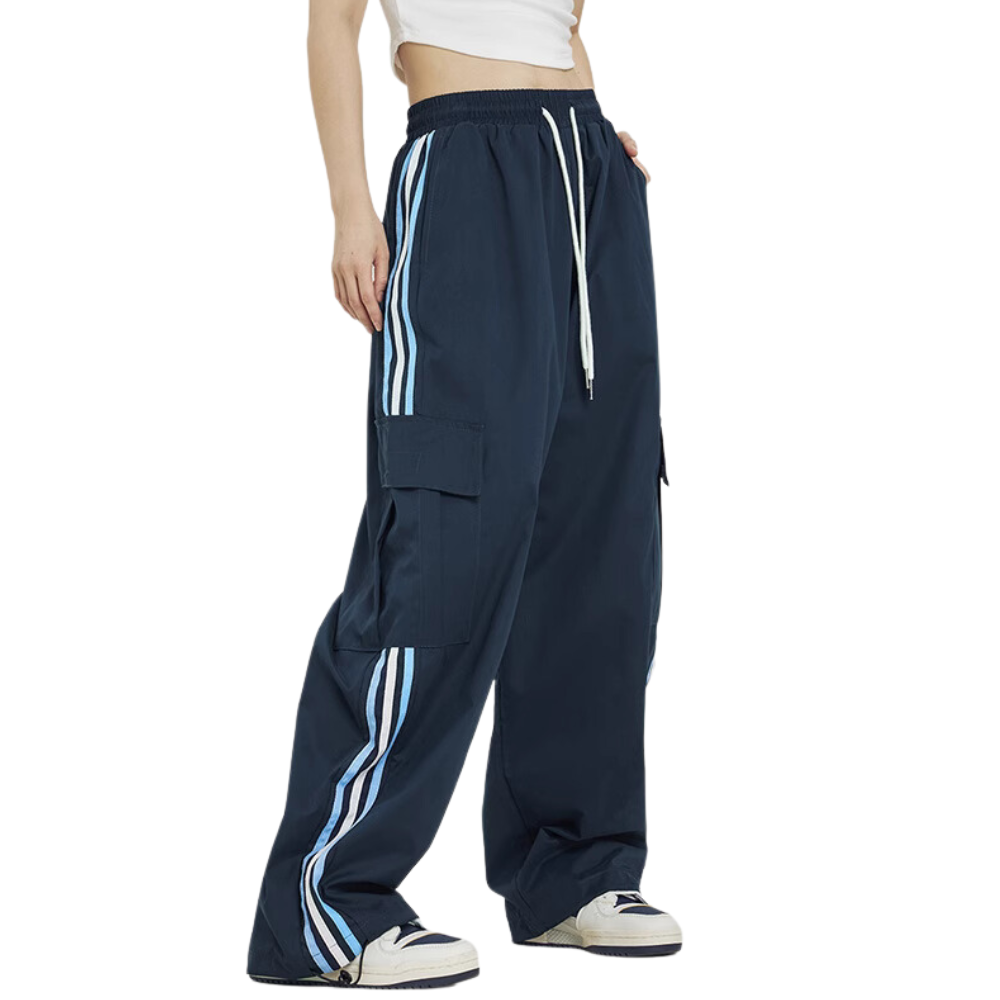 Side Stripe Drawstring Sweatpants