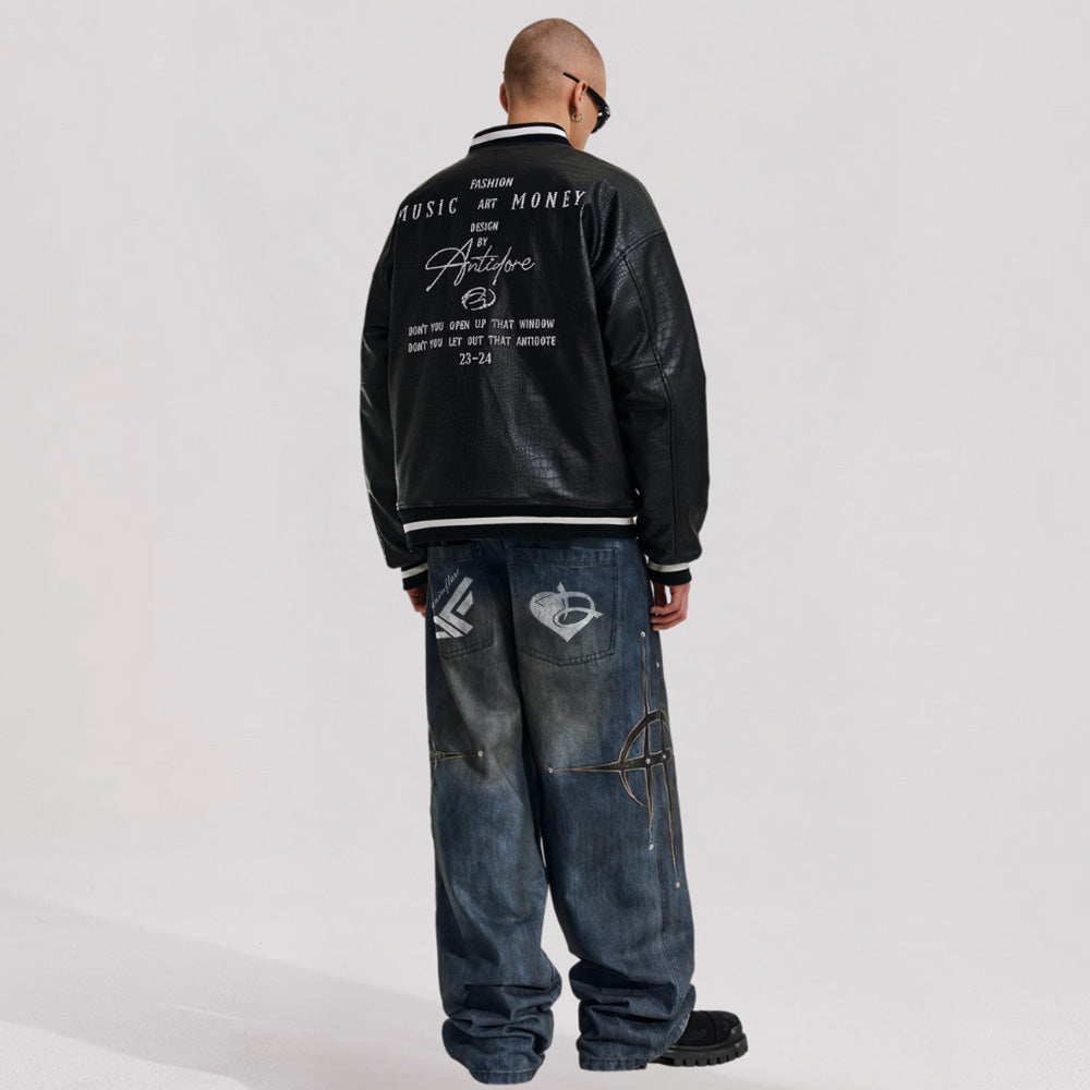 DF Heavy Studd Starburst Washed Jeans