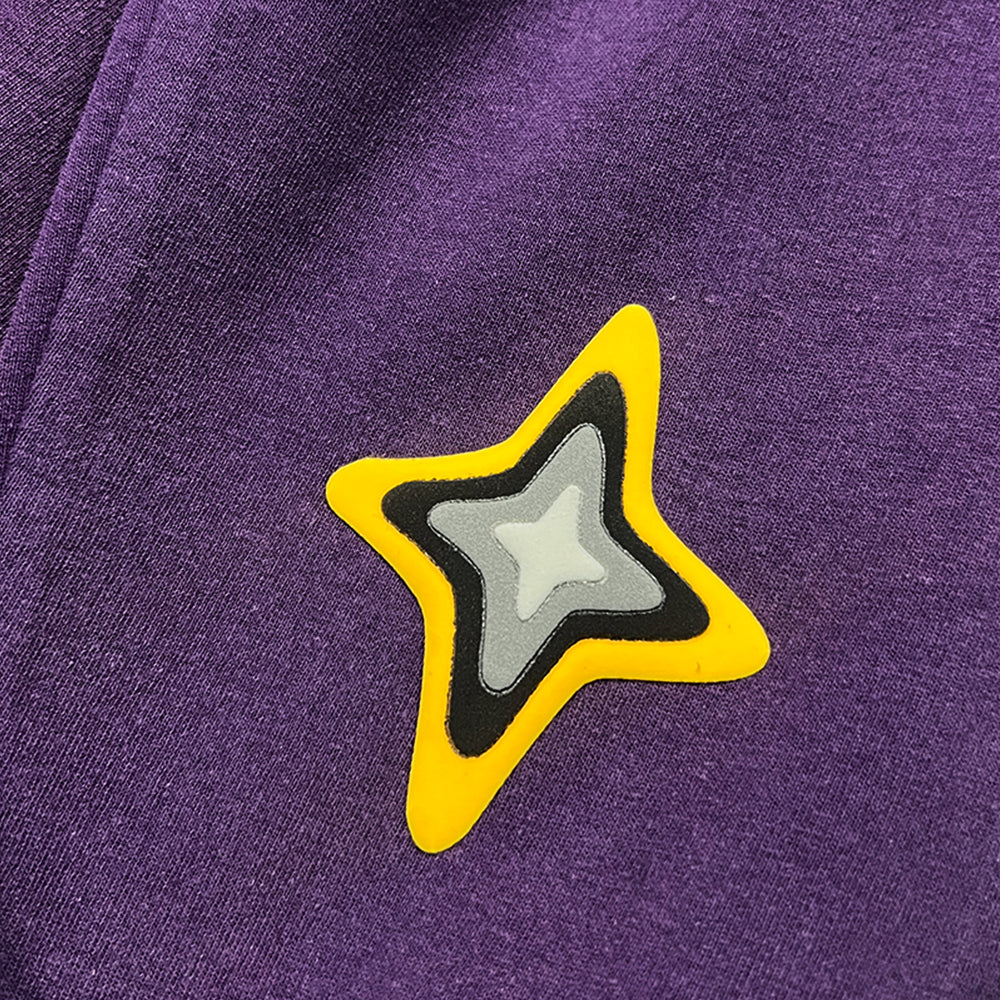 6Kull Full Puff Print Crystal Luxury Milky Way Hoodie