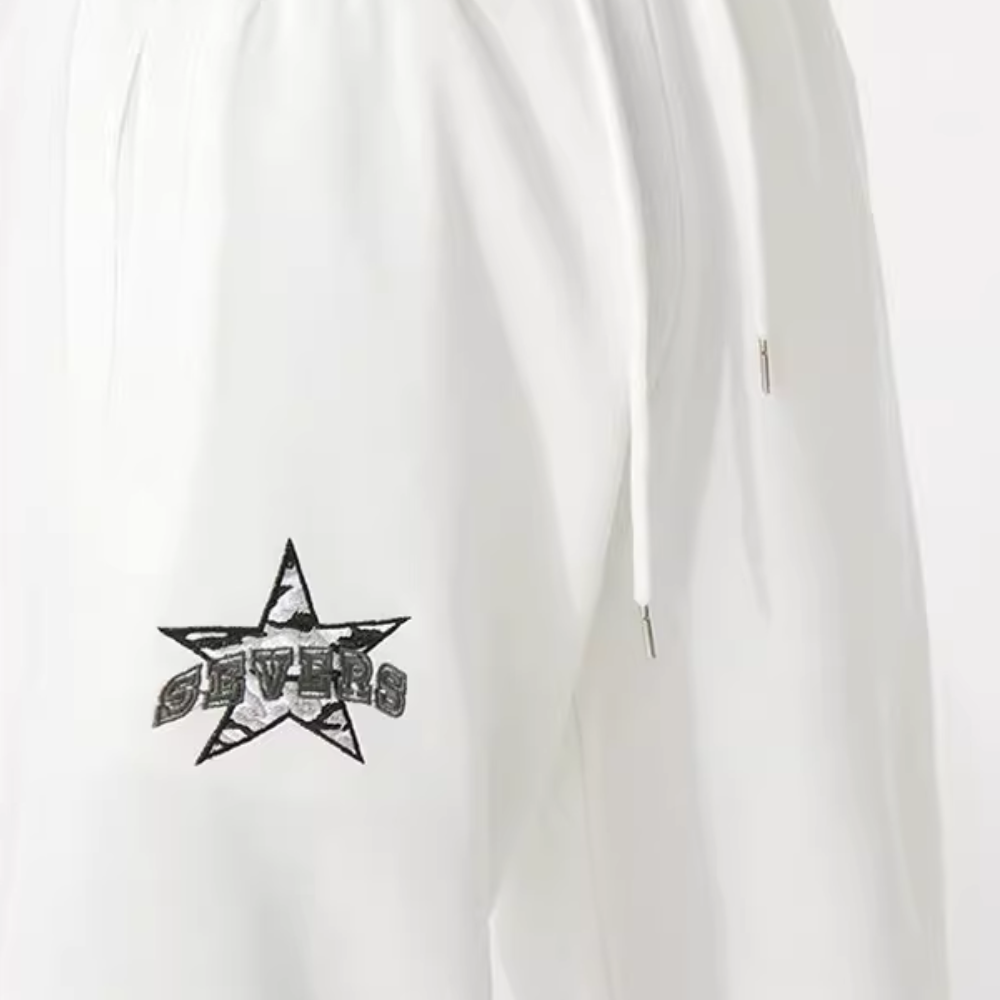 High Street Pentagram Embroidered Sweatpants