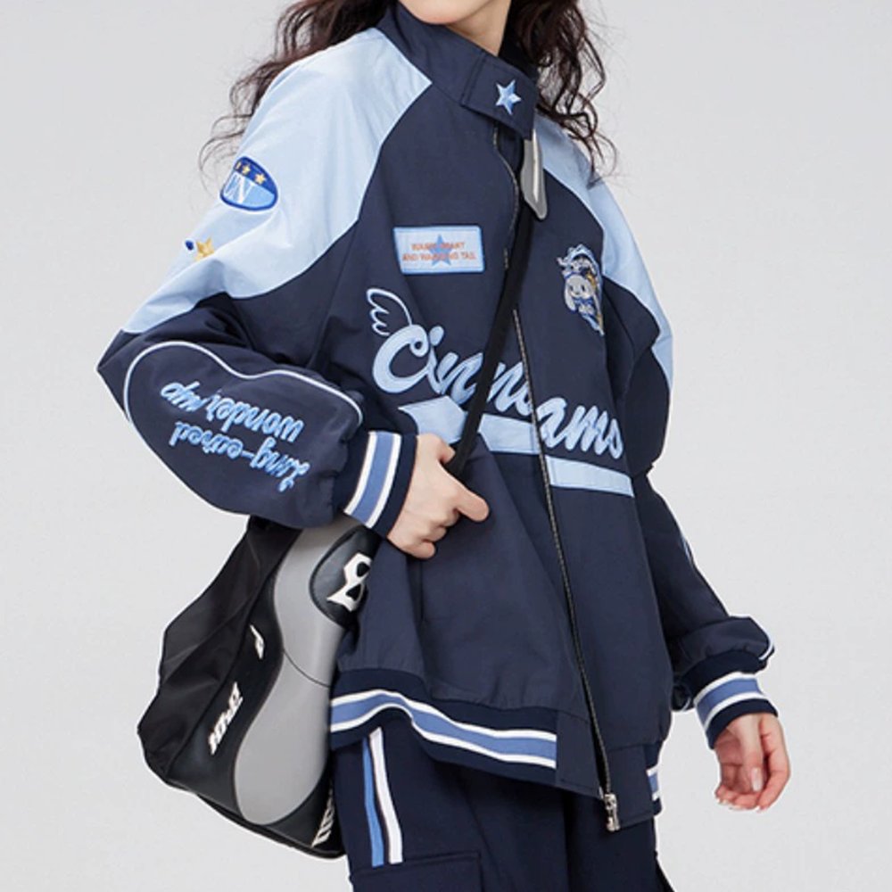 Cute Cartoon Embroidery Jacket