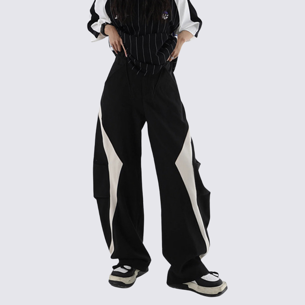High Street Vintage Stitching Sweatpants
