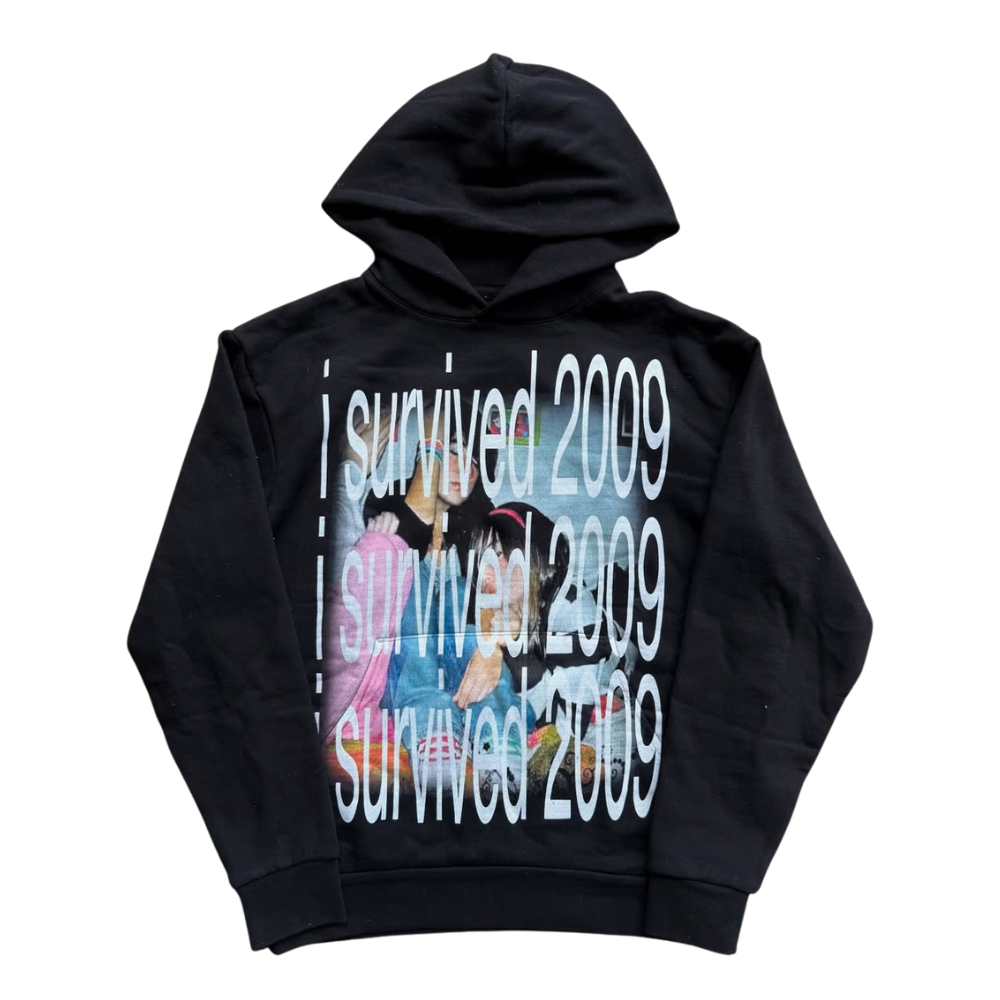 Unseen Echoes “I Survived 2009” Graphic Hoodie