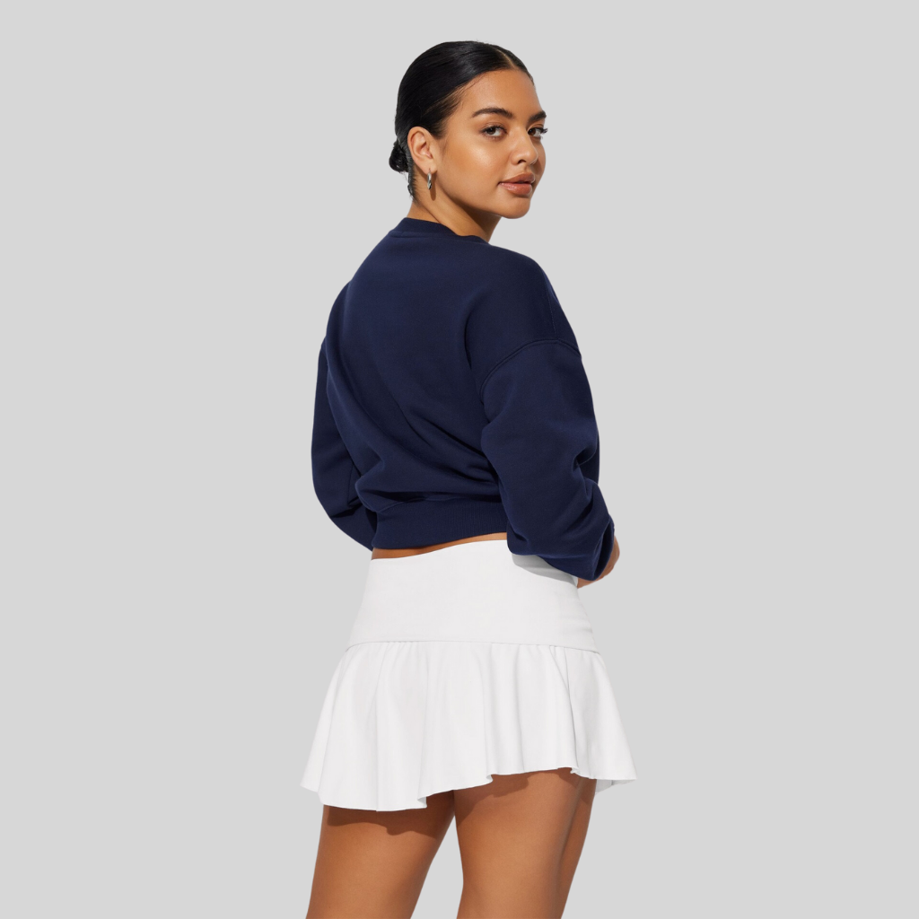 Women's Casual Solid Color Pleated Skirt