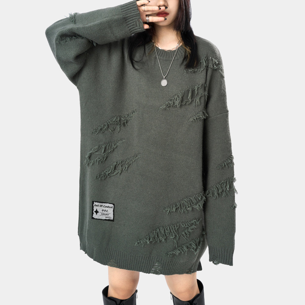 OOC' Retro Loose Sweater