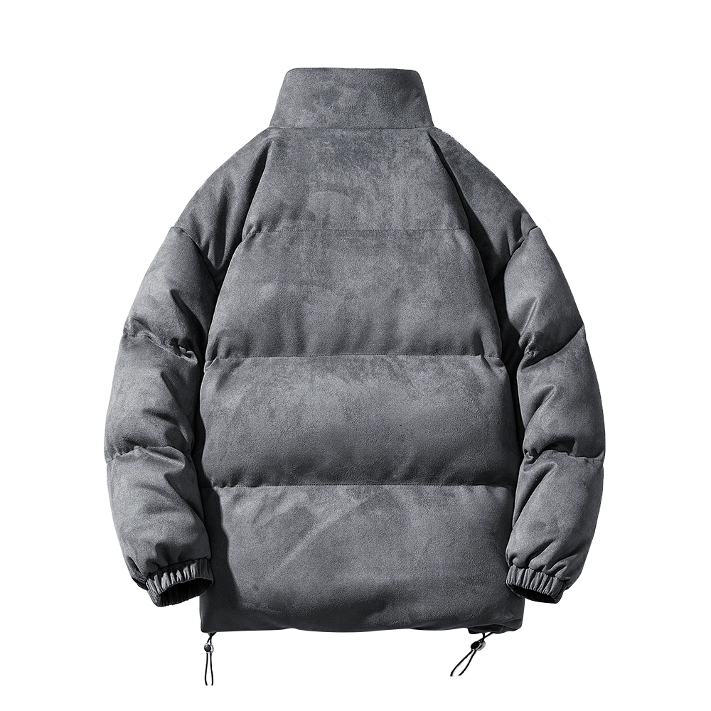 Casual Stand Collar Suede Warmth Coat