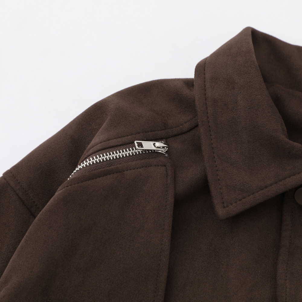 High Street Functional Zippered Pocket Jacket