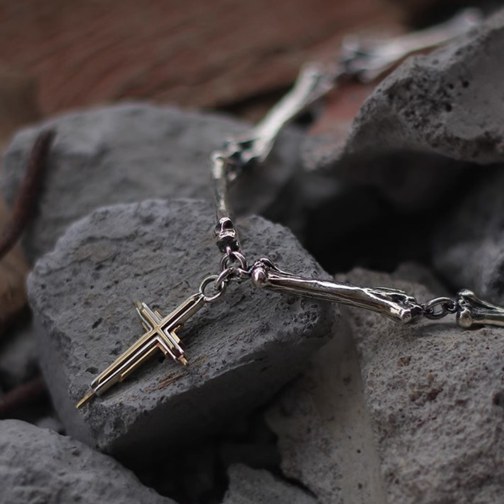 Street Cross Bone Bracelet