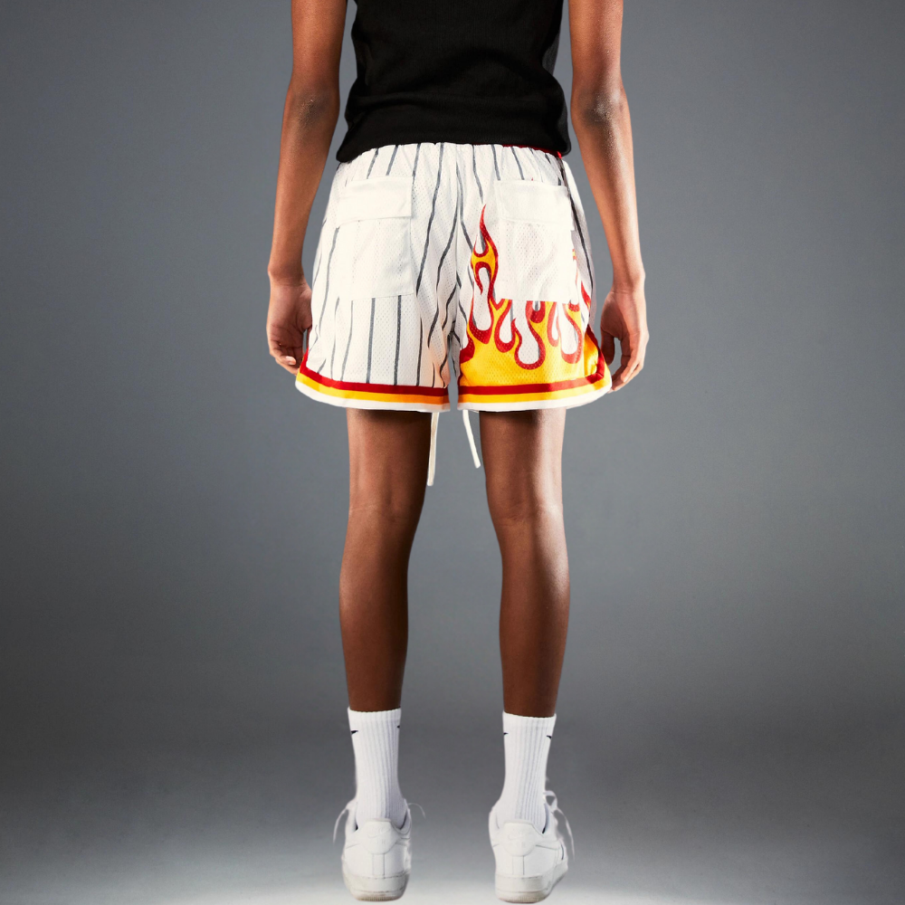 Quick-Drying Printed Mesh Shorts