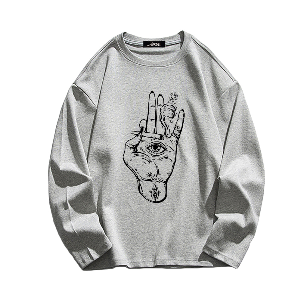 High Street Finger Eyes Long Sleeve Shirt
