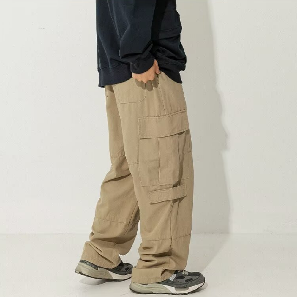 Functional Drawstring Pocket Cargo pants
