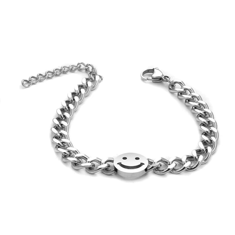 Smiley Titanium Steel Bracelet