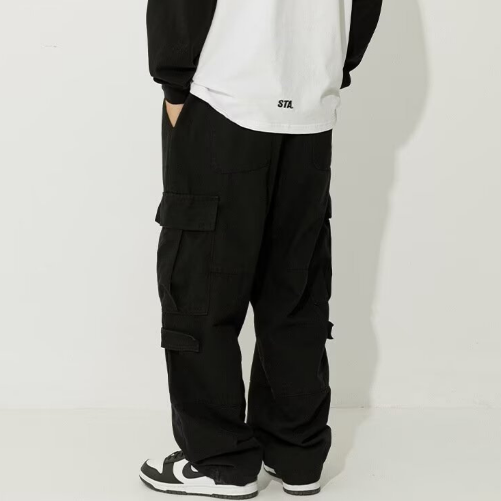 Functional Drawstring Pocket Cargo pants