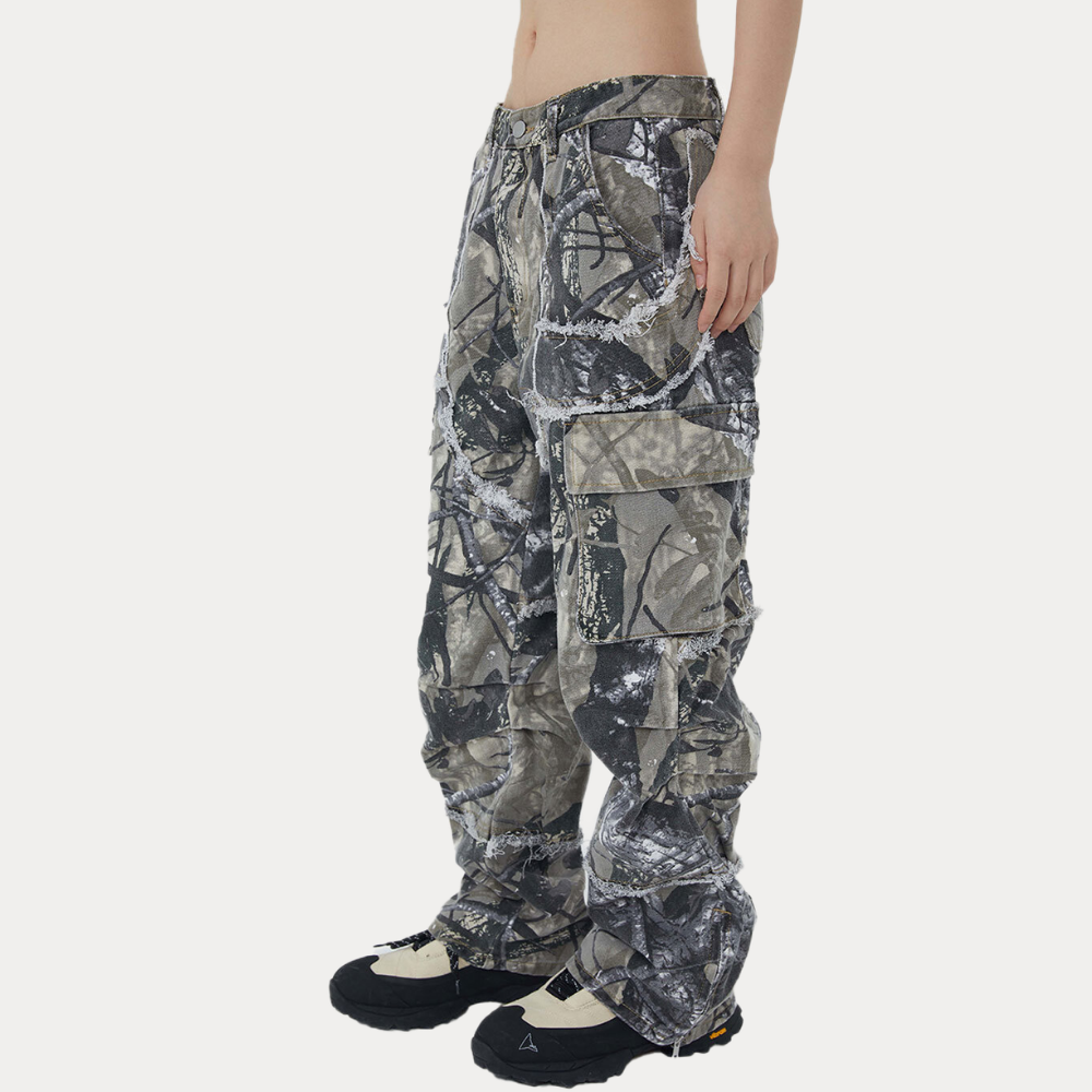 Street Jungle Camo Leaf Cargo Pant