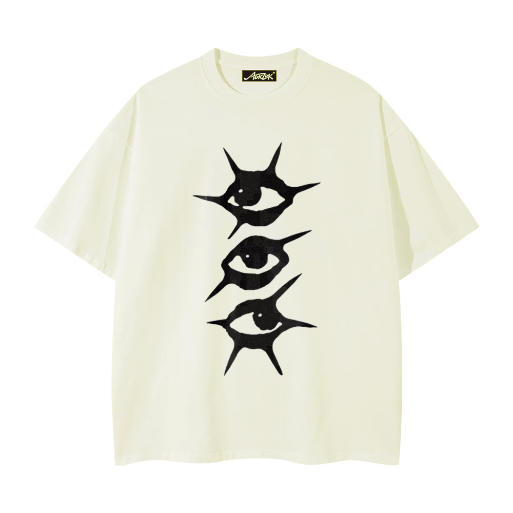 Summer Loose Key Print T-shirt