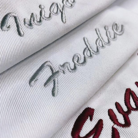 Embroidered