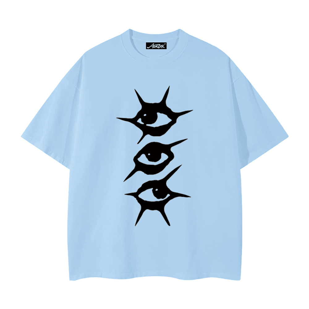 Summer Loose Key Print T-shirt