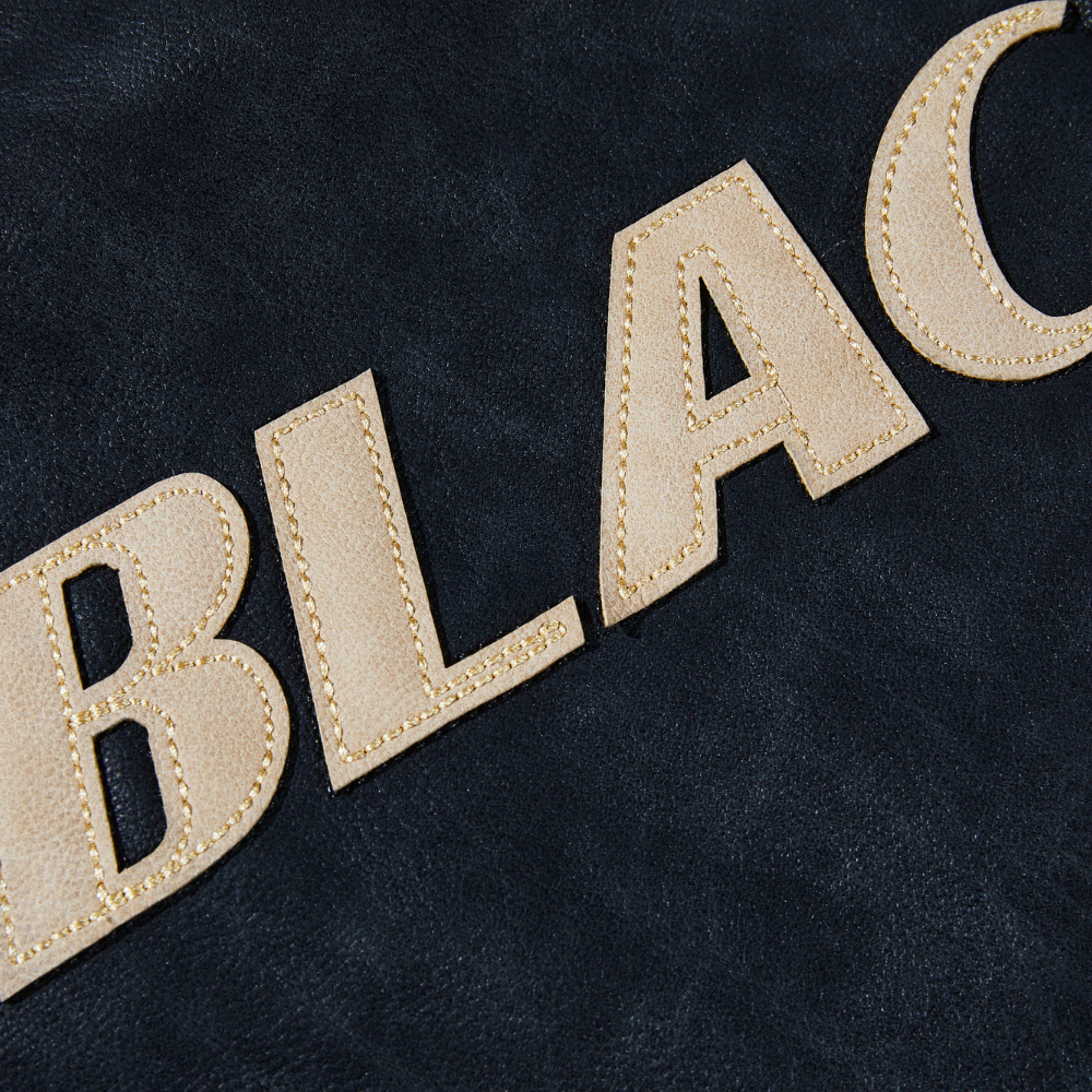 Motorcycle Style Stand collar PU stitching Jacket