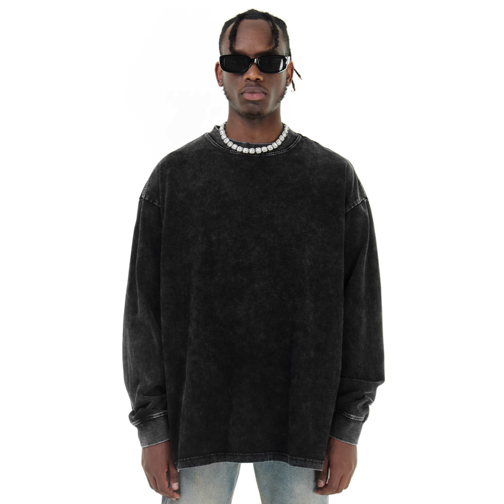Classic Washed Cotton Sweatshirt
