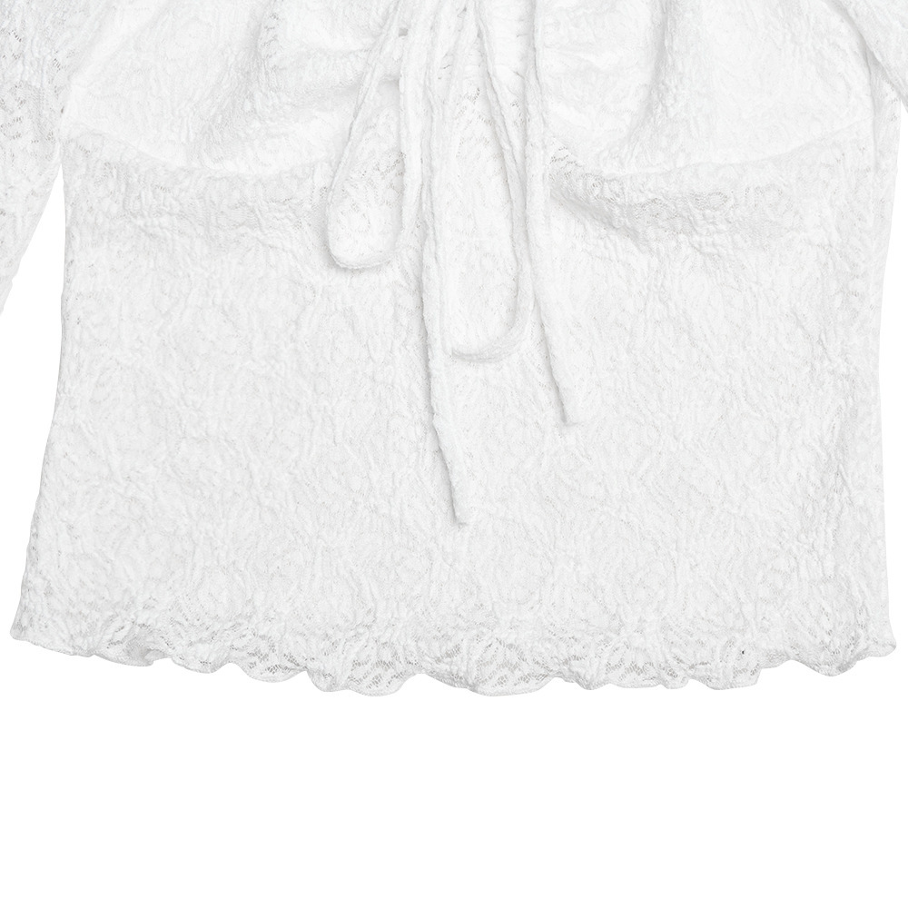 Women's Lace Jacquard Long Sleeve