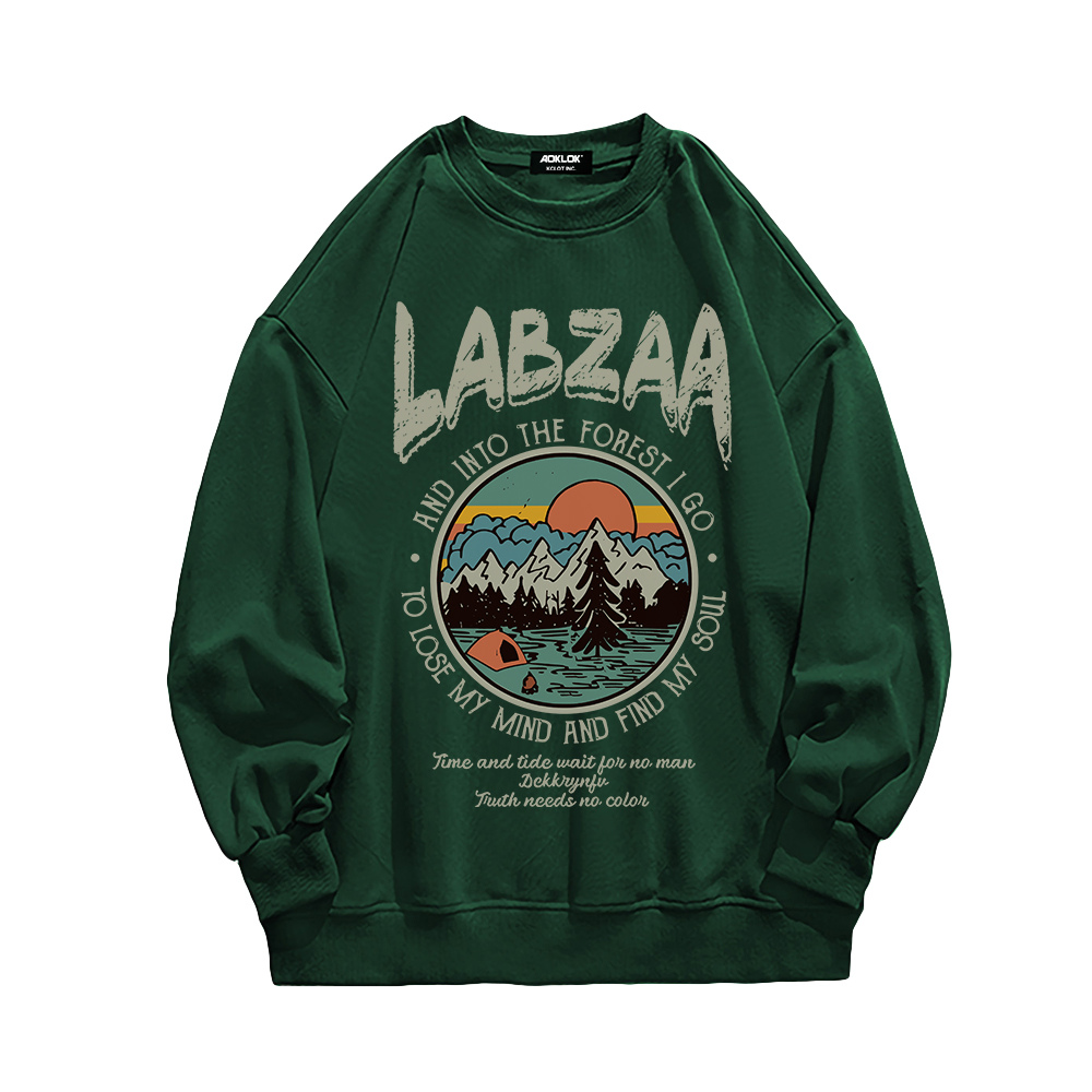 Sunrise Landscape Pattern Sweatshirt