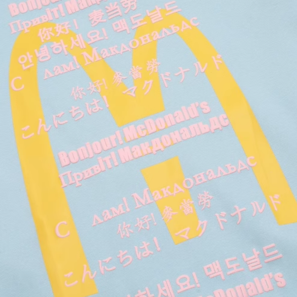 Casual Japanese Letter Print Hoodie