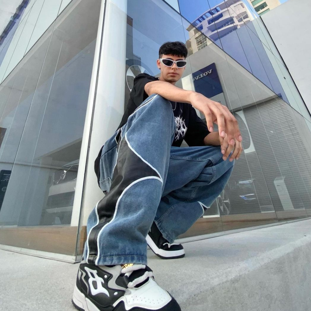 🔥American Hip Hop Street Versatile Printed Jeans