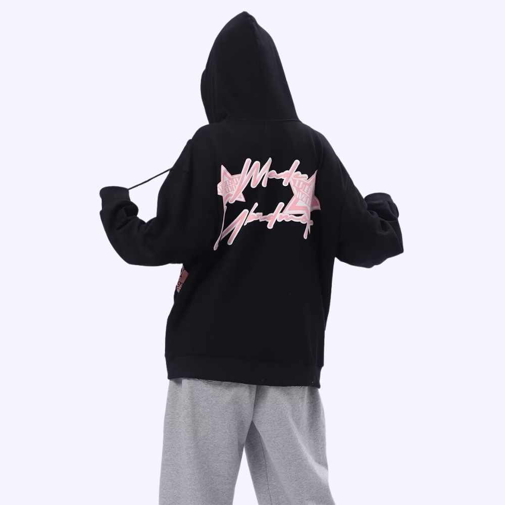 Street Stars Patchwork Hoodie