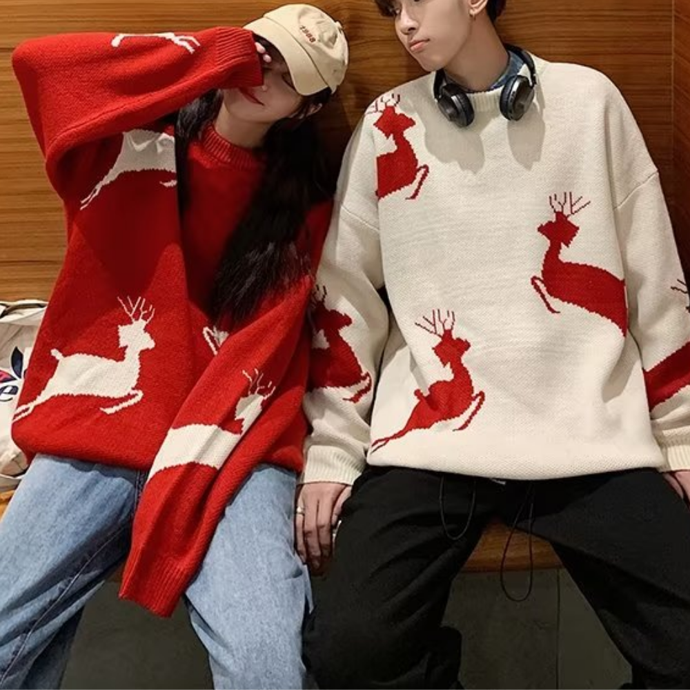 Classic Elk Knit Sweater