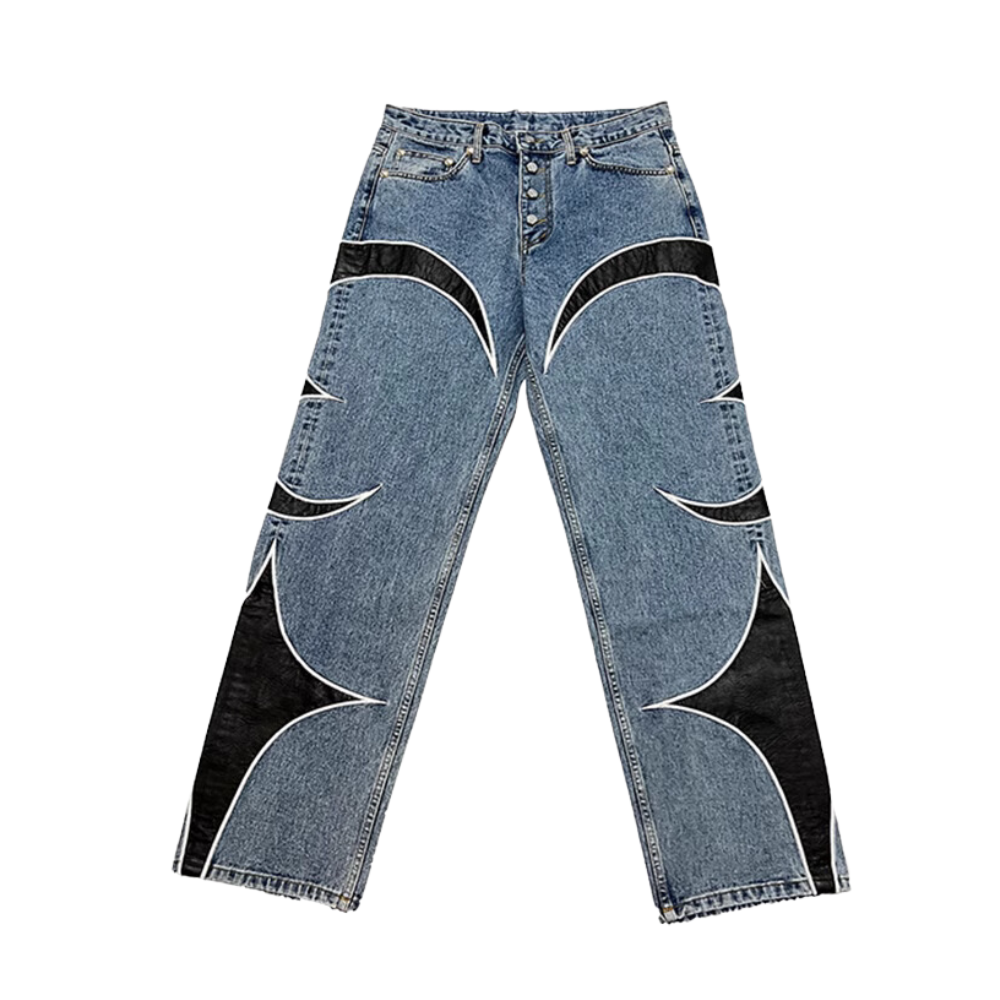 🔥American Hip Hop Street Versatile Printed Jeans