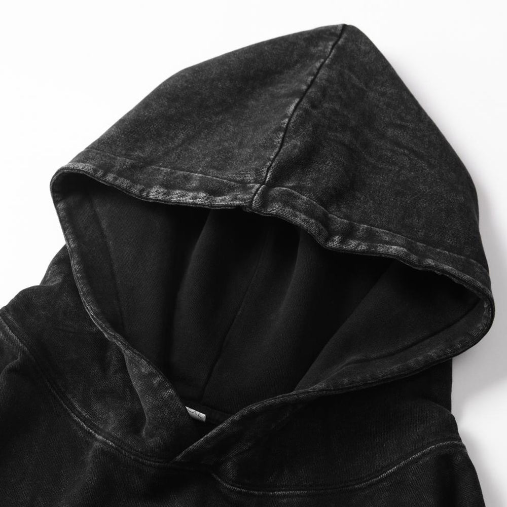 6Kull Cross Skull Flower Hoodie