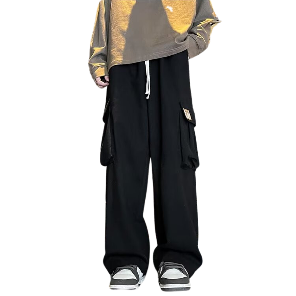 Simple Straight Cargo Pants