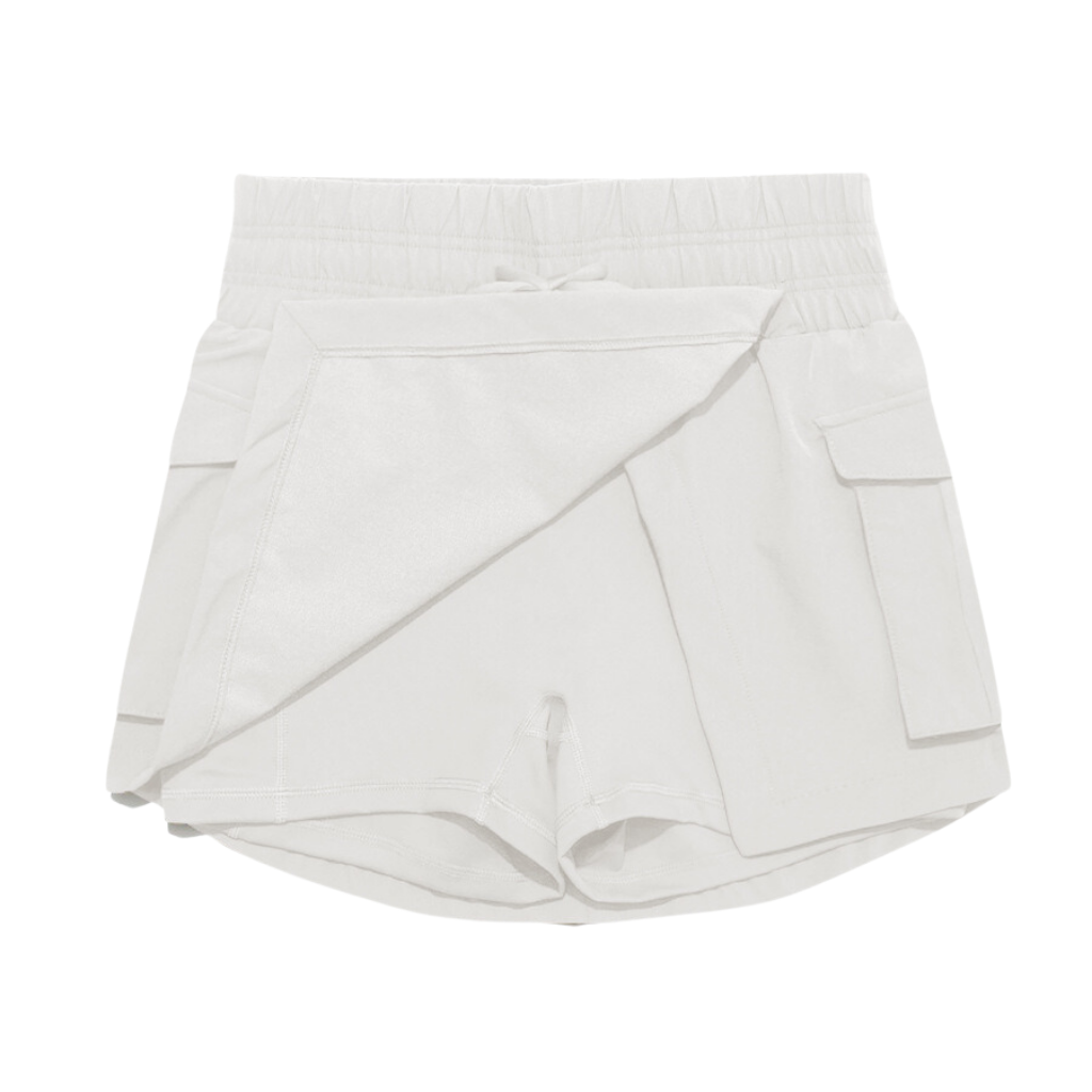 Women's Athletic High Waist Cargo Shorts