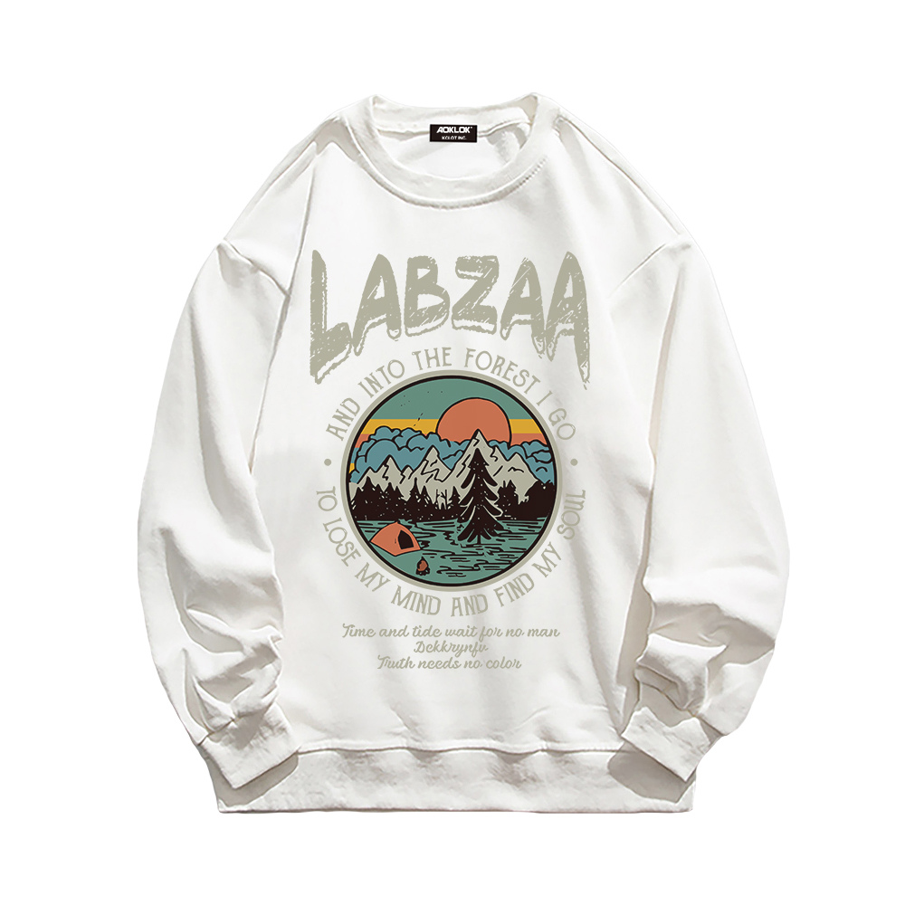 Sunrise Landscape Pattern Sweatshirt
