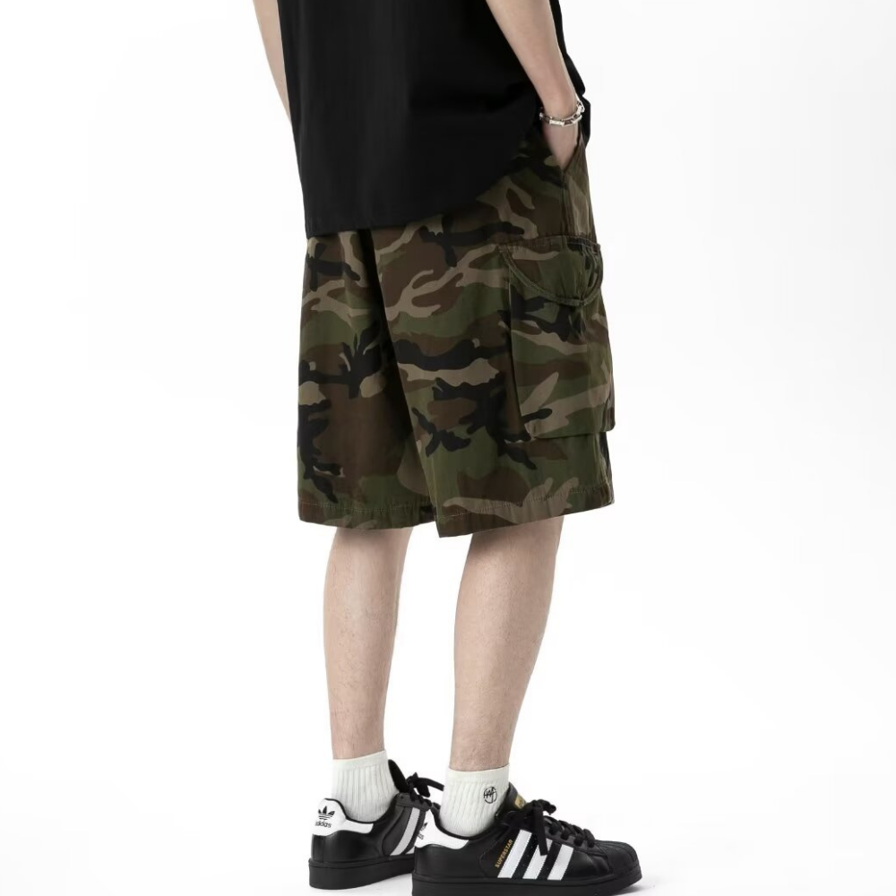 Street Camouflage Cargo Shorts
