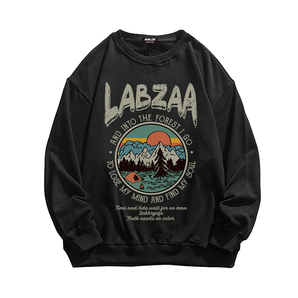 Sunrise Landscape Pattern Sweatshirt