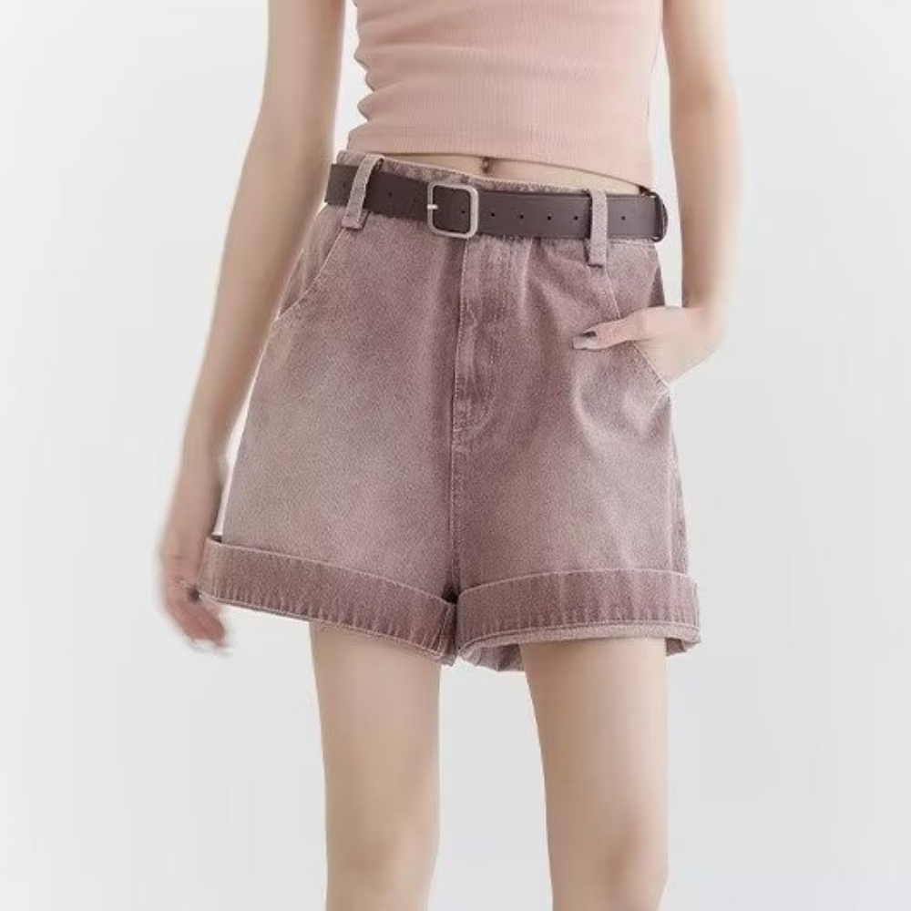Women's Casual Pink Short