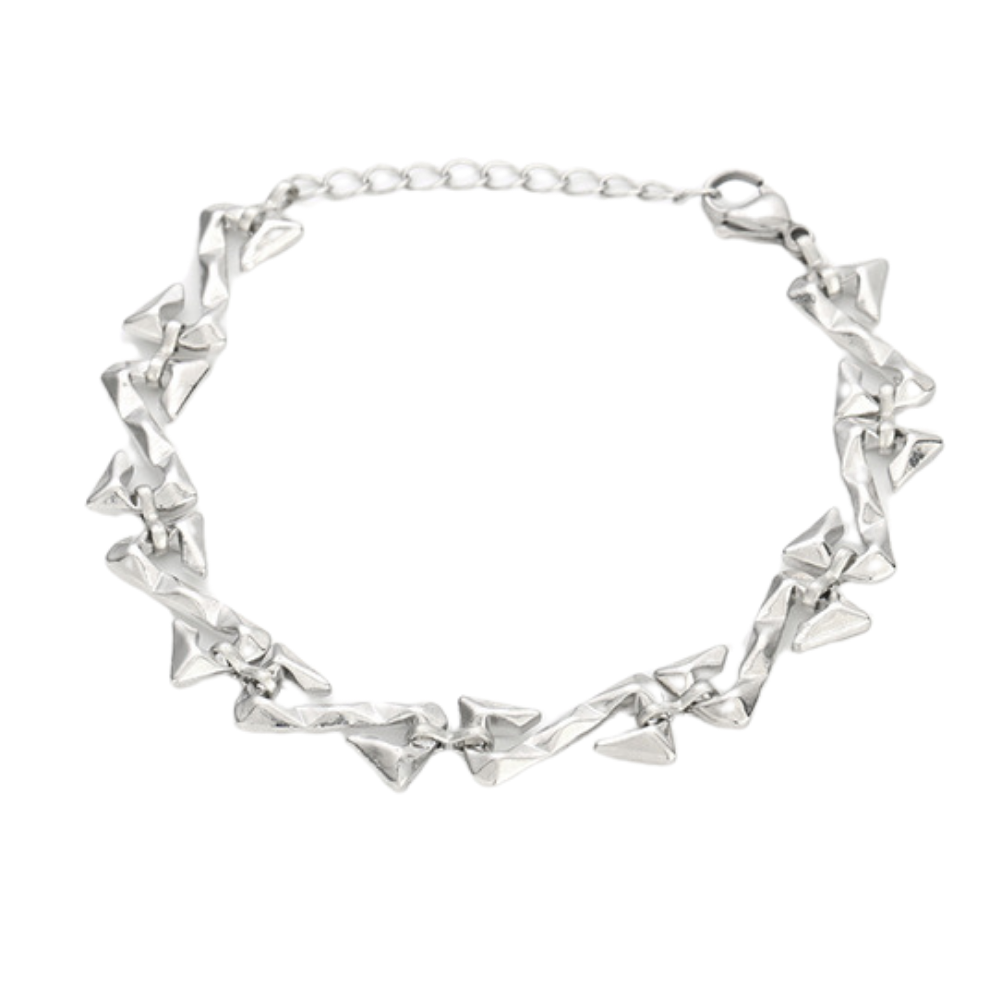 Thorn Alphabet Cuban Bracelet