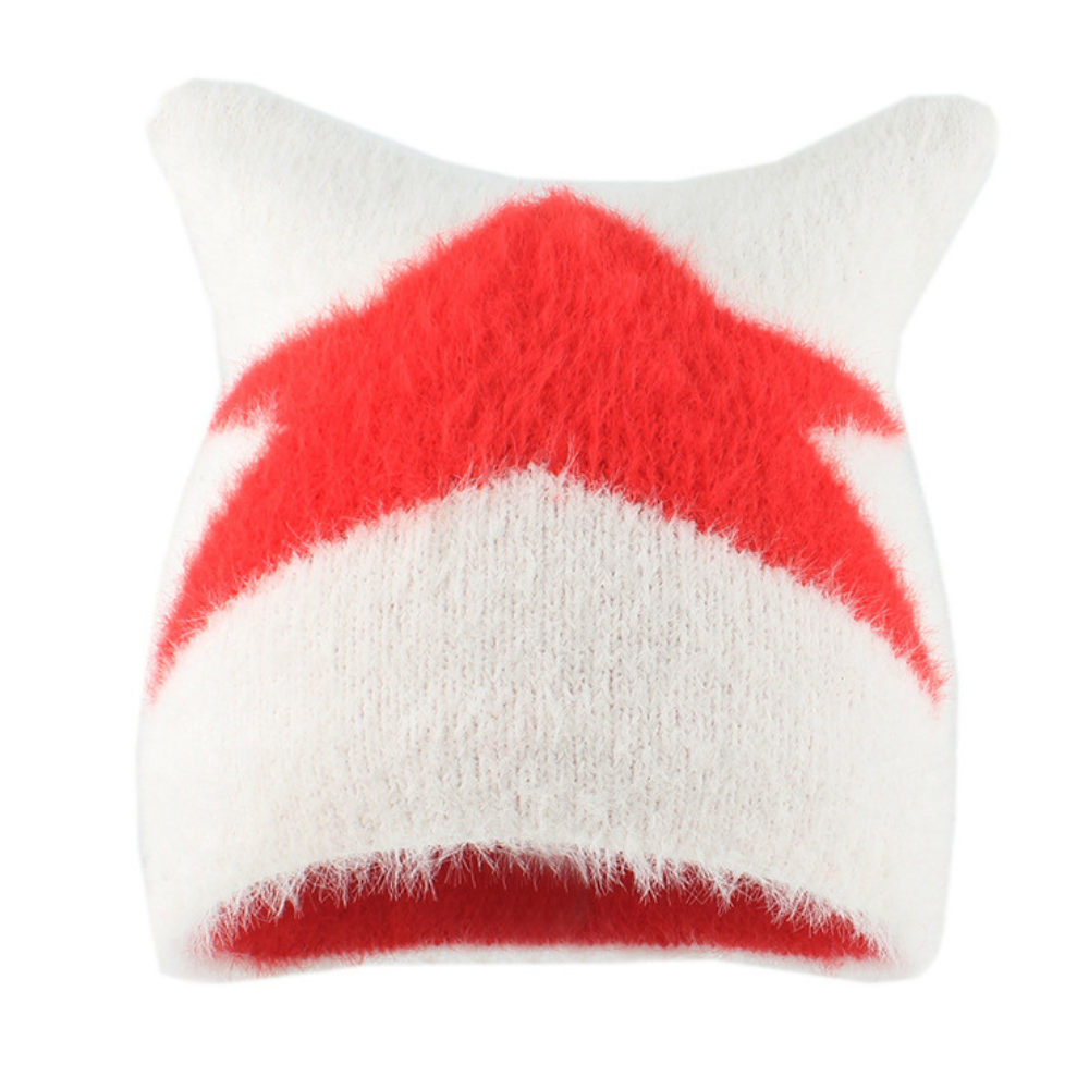 Y2k Star Jacquard Knitted Hat