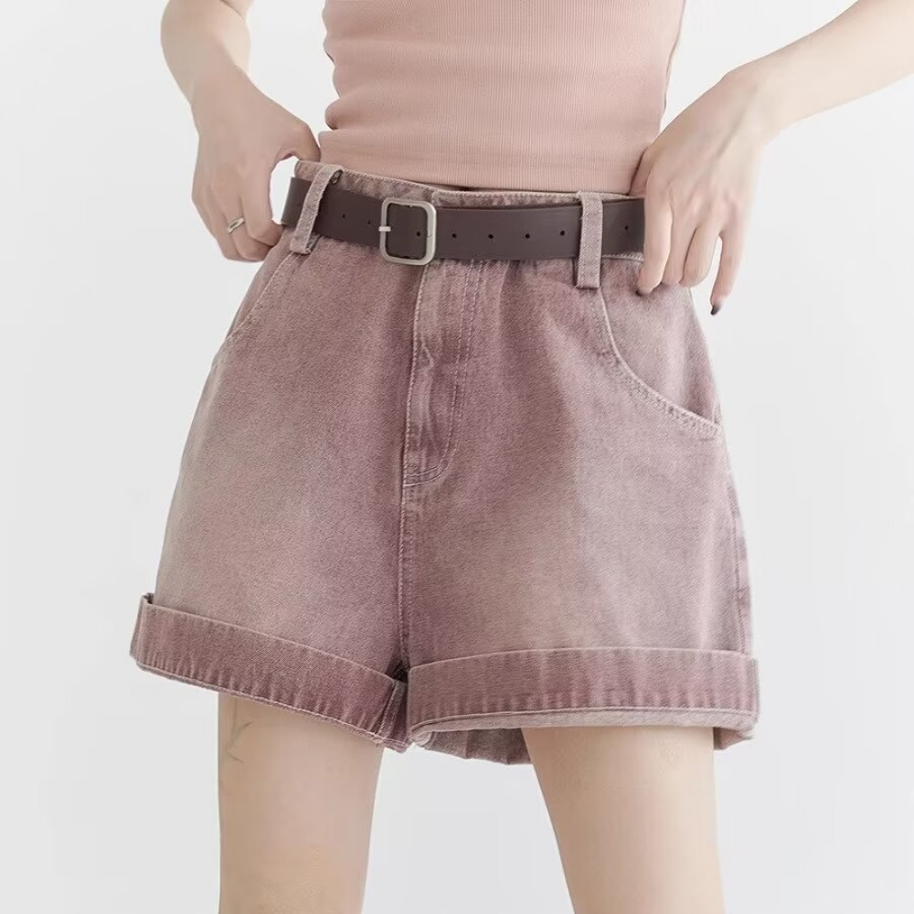 Women's Casual Pink Short