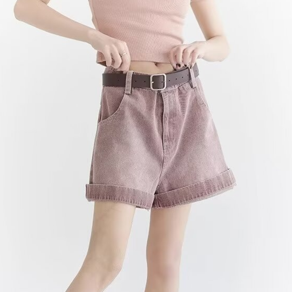 Women's Casual Pink Short